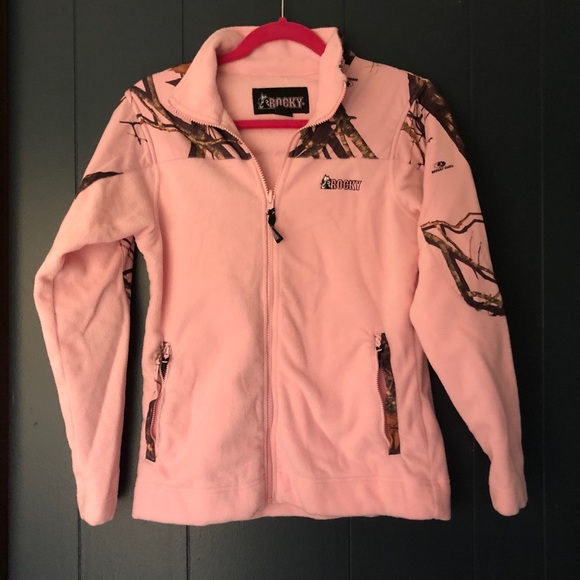 Mossy Oak Jackets & Coats Mossy Oak Fleece Jacket Rocky Pink Camo